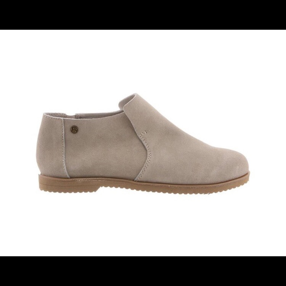BearPaw suede slip ons